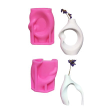 2 pièces faits à la main vos propres Vases avec ensemble-costume