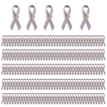 200 Stuks Advocacy Lint Pins Filantropie Lint Badges-Grijs