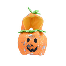 Dogs Pumpkin Shape Jumpsuit Winter Keep Warm Clothes for-M