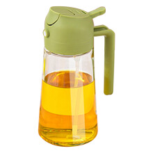 Distributeur d'huile pratique, verseur d'huile,-450ml Vert