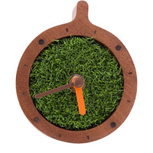 Horloge de Table en bois naturel, horloge de-couleur noyer