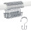 Innovative Shower Curtain Hooks, Satin Nickel Double Glide Hooks with NeverRust Technology, 12-Pack Bathroom Essentials 1