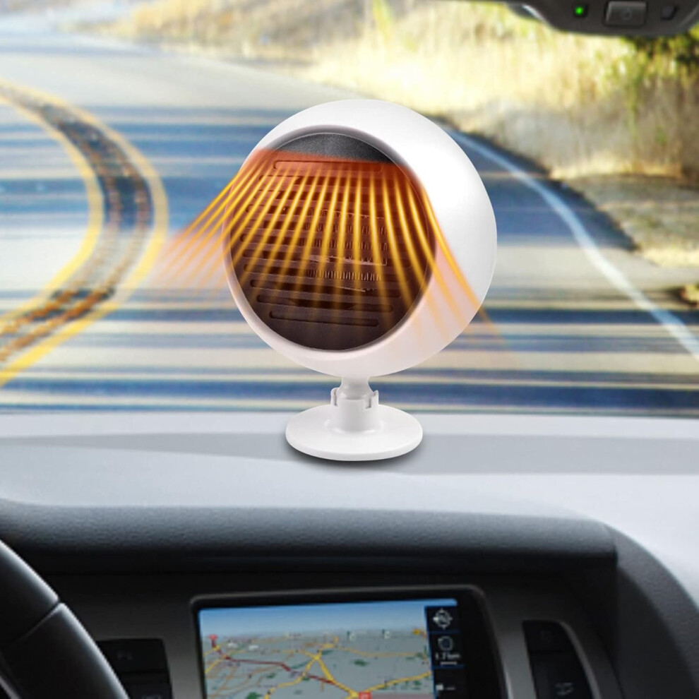 Portable Car Heater, Quick Heating Defogger For Cars Trucks Vehicles, Versatile Functionality, 360 Degree Rotary Base, 2 In 1 Car Heater And Cooler,