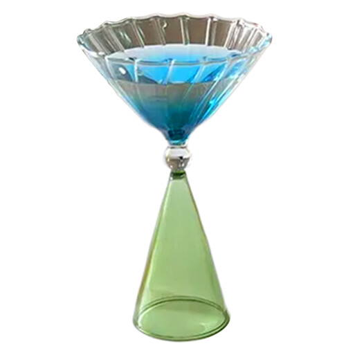 Küchenglaswaren, bunte Cocktailbecher, kreativer Weinbecher,- E