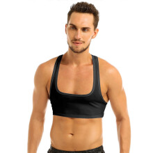(M)Mens Hooded Tank Vest Sleeveless Zip Hoddies Workout Sports Pullover Top Shirts