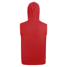 (3XL)Mens Hooded Tank Vest Sleeveless Zip Hoddies Workout Sports Pullover Top Shirts