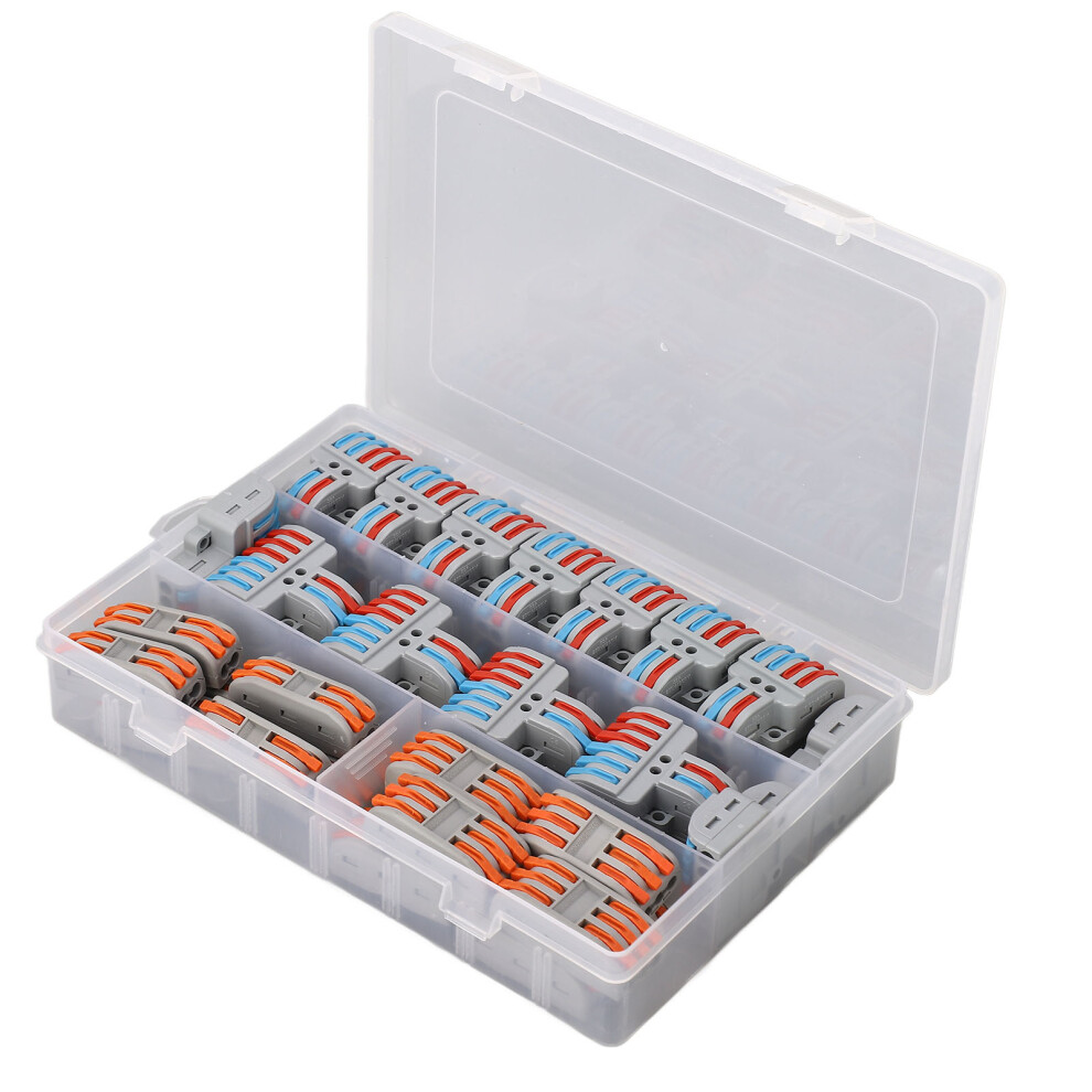 Compact 41Pcs Splice Connector Set 4 Types 32A 500V Flame Retardant 8771369212602