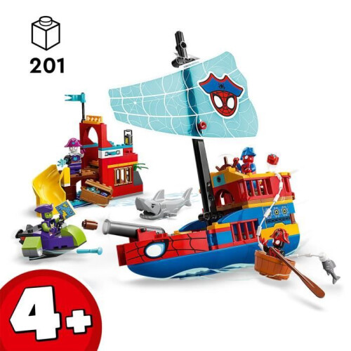 LEGO LEGO Marvel 11208 Team Spidey Pirate Ship Age 4+ 201pcs 1