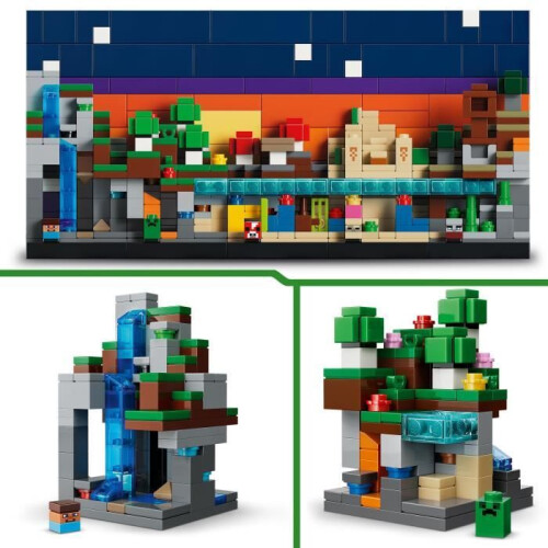 LEGO LEGO Minecraft 21589 Mini Biomes Age 12+ 797pcs 2