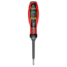 (Cross Red) B18 Electrician Tester Pen High Torque Multi-Functional Screwdriver Reusable Neutral Line Detection Tool for Home Office