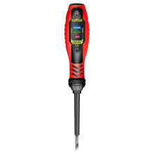 (Word Red) B18 Electrician Tester Pen High Torque Multi-Functional Screwdriver Reusable Neutral Line Detection Tool for Home Office