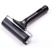 Non Slip Handle, Versatile Use; 4-Inch Rubber Brayer For Professional Art Supplies, Ensuring Smooth Operation And Precise Application In Printmaking,