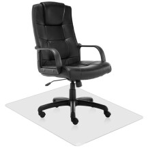 Office Chair Mat for Easy Glide, Transparent Floor Protector Heavy Duty Durable Plastic Mat with Impact Sound Reduction for Multipurpose Use (Approx.
