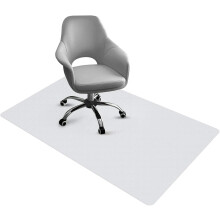 Clear Chair Mat for Easy Maintenance, Heavy Duty PVC Mat with Superior Carpet Protection for Vinyl and Concrete Floors (2Mm Thickness, Allergy
