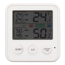 Accurate Sensor Gauge For Home Monitoring, Digital Hygrometer Thermometer With Versatile Mounting Options, Large Display Backlight Function For Easy