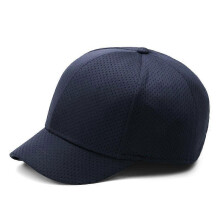 (Navy Blue) Men Women Short Brim Hat Mesh Breathable Baseball Cap Summer Outdoor Adjustable