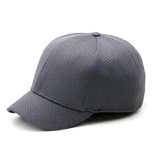 (Dark Grey) Men Women Short Brim Hat Mesh Breathable Baseball Cap Summer Outdoor Adjustable