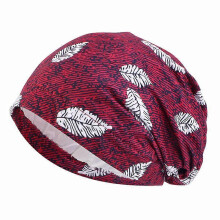 (EEB069#05WineRed)Women Chemo Cap Muslim Hijab Turban Hair Loss Beanies Bonnet Hat Head Scarf Wrap