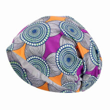 (EEB069#06Multis)Women Chemo Cap Muslim Hijab Turban Hair Loss Beanies Bonnet Hat Head Scarf Wrap