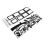 Memory Tree Photo Wall Sticker PVC Black 60x90x2cm 13