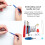 20-Piece Punch Needle Kit: Plastic, Stainless Steel 5
