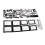 Memory Tree Photo Wall Sticker PVC Black 60x90x2cm 14