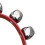 5-Bells Wrist Shaking Bell - Red, Wooden Handle 8