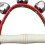 5-Bells Wrist Shaking Bell - Red, Wooden Handle 6