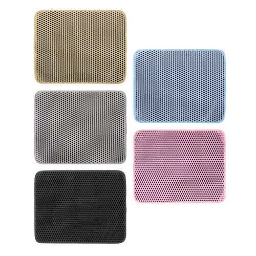 Cats Litter Trapping Mat Less-50 x 40cm Drop plastic cloth b 1