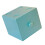 Stackable Plastic Desk Organizer with Drawer, Blue, 9x9.2x8cm 1