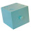 Stackable Plastic Desk Organizer with Drawer, Blue, 9x9.2x8cm 9
