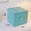 Stackable Plastic Desk Organizer with Drawer, Blue, 9x9.2x8cm 2