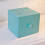 Stackable Plastic Desk Organizer with Drawer, Blue, 9x9.2x8cm 12
