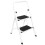 Futura 2 Step White Ladder Heavy Duty Folding Stool 13