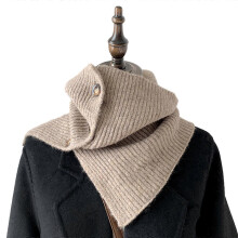 (oat)Girl Women Knitted Snoods Scarf LoopInfinity Neckerchief Lady Neck Warmer Wrap Scarves Face Cover Faux Collar  Burgundy