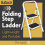Futura 2 Step White Ladder Heavy Duty Folding Stool 2