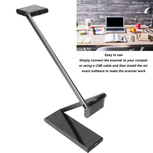 8MP A3 A4 Portable Document Scanner, USB, Black, L6 Model 2