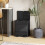 Homcom HOMCOM 2 x 20L Dual Rubbish Bin Kitchen Bin for Recycling and Waste, Black 9