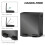 Homcom HOMCOM 2 x 20L Dual Rubbish Bin Kitchen Bin for Recycling and Waste, Black 6