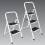 Futura 2 Step White Ladder Heavy Duty Folding Stool 14