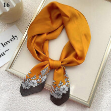 (16)Women's 70x70cm Square Silk Satin Large Scarf Wrap Printing Shawl Stole Scarves
