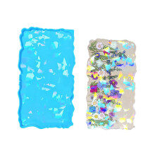 (S) Versatile Resin Tray Mould Versatile Silicone Mould Holographical Tray Casting Moulds Home Decorations Making Mold S
