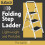 Futura 3 Step White Ladder Heavy Duty Folding Stool 3