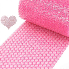 (Red 20cmx2metres) Bubble Cushioning Wrap Padding Bubble Packaging Film Shockproof Foam Roll Bag Paper Packing Fragile Pressure