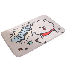 (40cmx60cm, Exploding Puppy) Bath Rugs Simulated Cashmere Bath Mat Absorbent Bathroom Rug Quick Drying Bath 1PCS  50cmx80cm