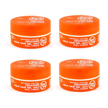 RedOne Orange Aqua Hair Gel Wax Full Force 150ml x4