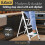 Futura 3 Step White Ladder Heavy Duty Folding Stool 5