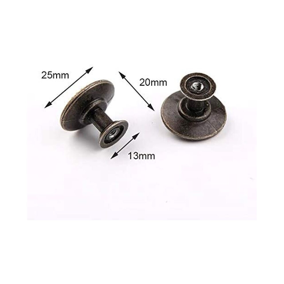 Vintage Decorative Pulls For Your Antique Furniture, Bronze Tone Knobs With Robust Zinc Alloys Construction, Suitable For Cabinet Cupboard Dresser, 9169997010797