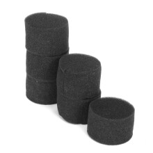 Hydroponic Seedling Sponges 100 Pack 45mmx30mm Black for Fast Indoor Growth