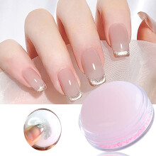 Unghii adezive în formă de sicriu, model Glamorous Fingertips, cu sclipici auriu, acrilice pentru femei, lipici ușor de aplicat, durabile,